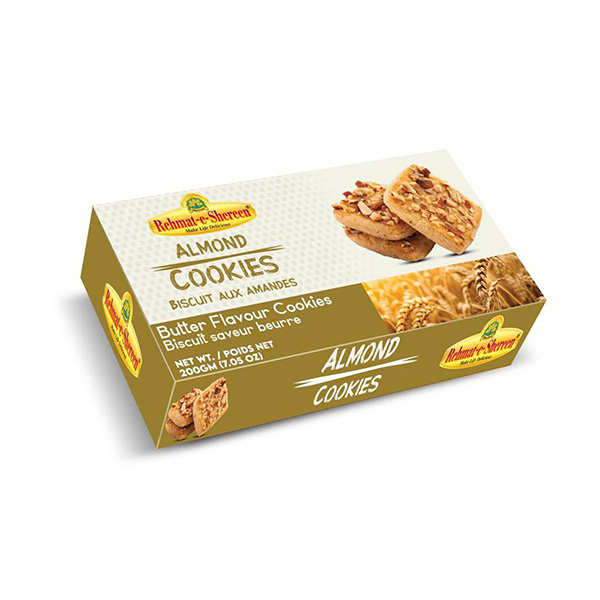 Rehmat-e-Shereen Almond Cookies - 12x200g