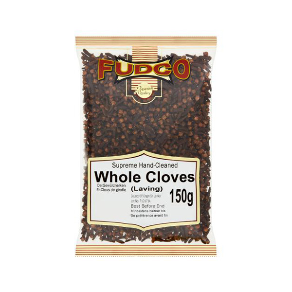 FUDCO Cloves Whole Grade A Js Tray 10 x 150g