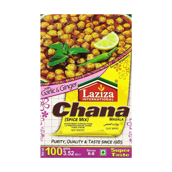 Laziza Chana Masala 100gms x 12