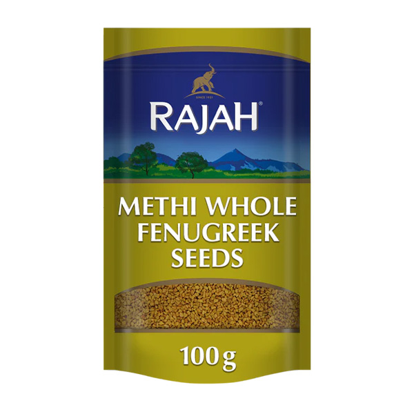 Rajah Whole Fenugreek Seeds (Methi) – 10x100g