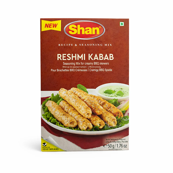 Shan BBQ Reshmi Chicken Kabab - 12x50gm