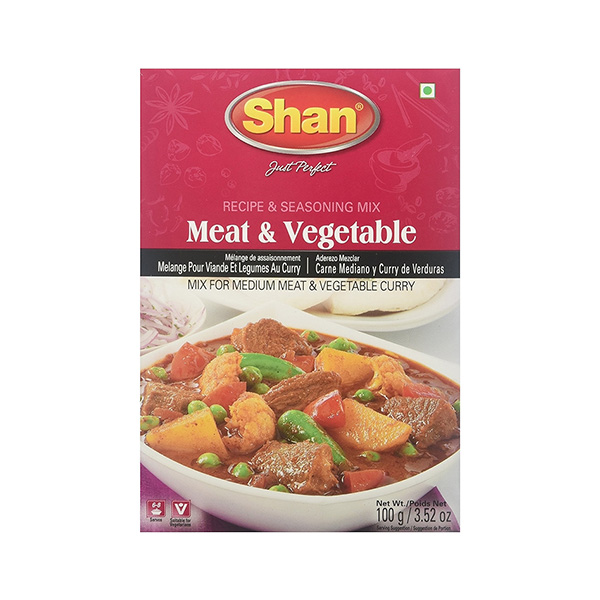 Shan Masala Meat & Veg Curry - 12 x 100gm