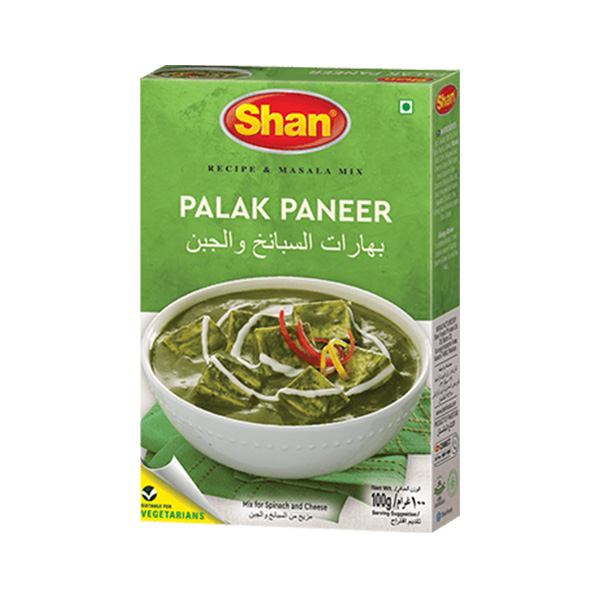 Shan Masala Palak Paneer - 12 x 100gm