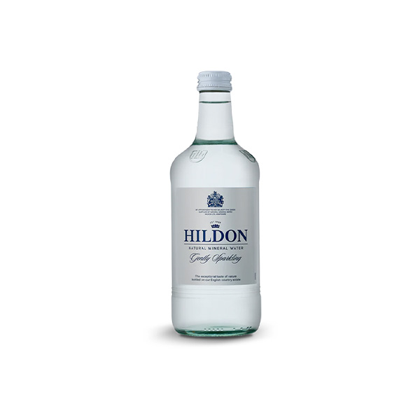 Hildon Glass Sparking Water Bottles - 24x330ml