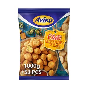 Aviko Chilli Cheddar Cheese Nuggets-5x1kg