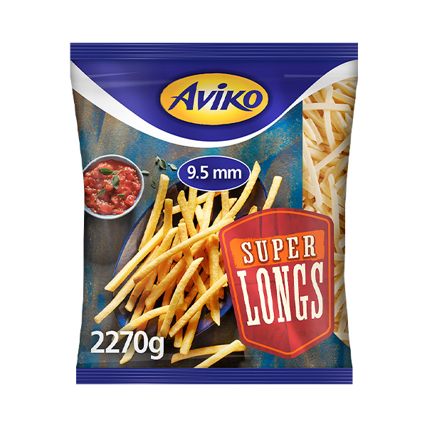 Aviko 9.5mm Superlong Fries - 4x2.27kg