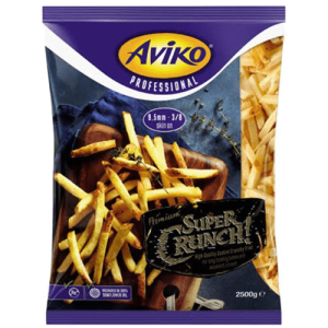 Aviko SuperCrunch Thin Cut 9.5mm Skin-On Fries