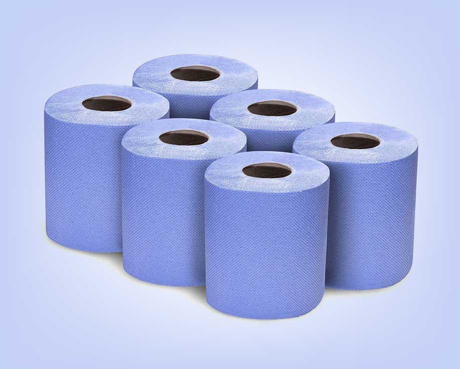 Wipe Smarter, Work Cleaner: Kloud Touch Blue Centrefeed Rolls Are Here.