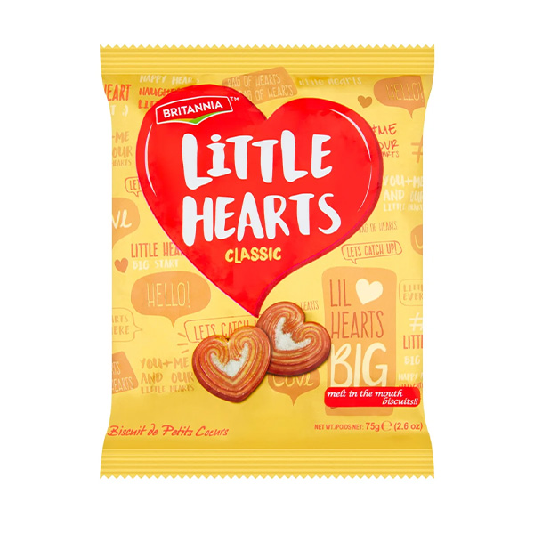 Britannia Little Hearts - 72 x 75g