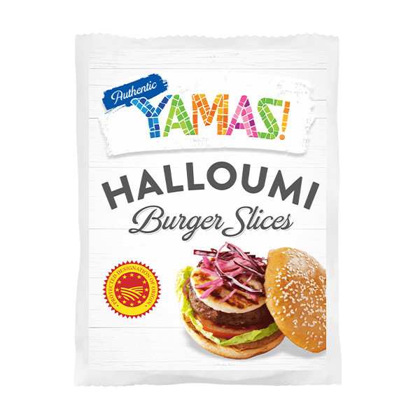 Yamas Halloumi Burger Slices (200gm) - 6pcs