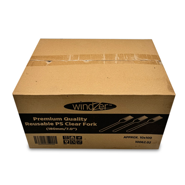 Plastic-Forks-Premium-Reusable-(Clear)-1000pcs