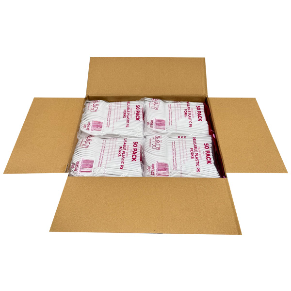 Plastic-Forks-Reusable-(White)-1000pcs