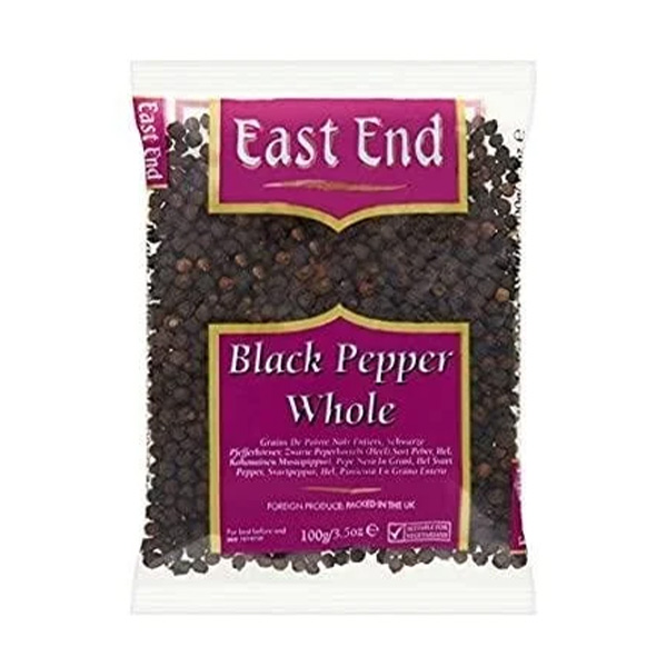 E.E. BLACK PEPPER WHOLE - 20x100gm
