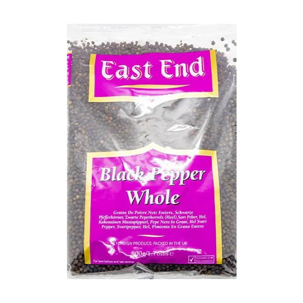 E.E. BLACK PEPPER WHOLE - 8x800 g