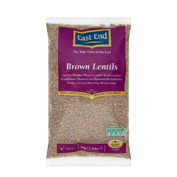E.E. BROWN LENTIL POLISHED - 12x1kg