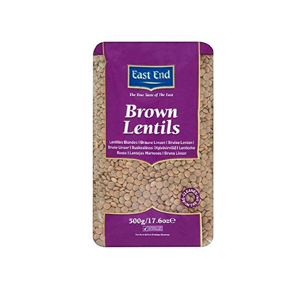 E.E. BROWN LENTIL POLISHED - 20x500g