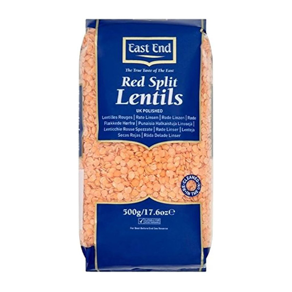 E.E. RED LENTILS POLISHED - 20x500g