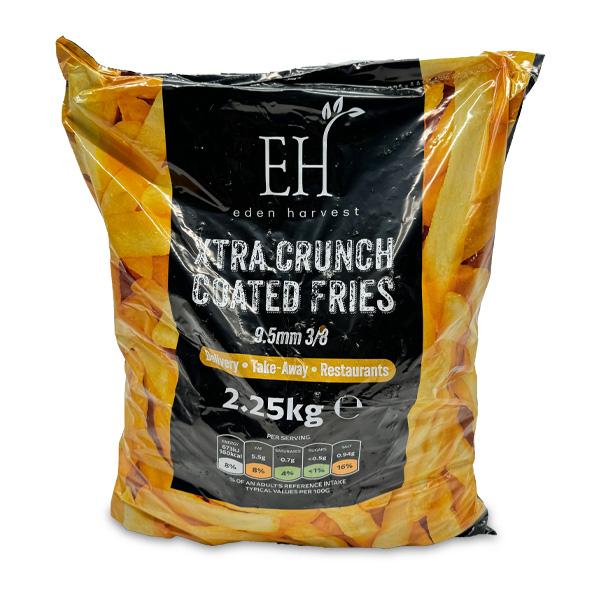 Eden-Harvest-Xtra-Crunch-Coated-Fries-Coated-9.5mm-3/8-2.25Kg
