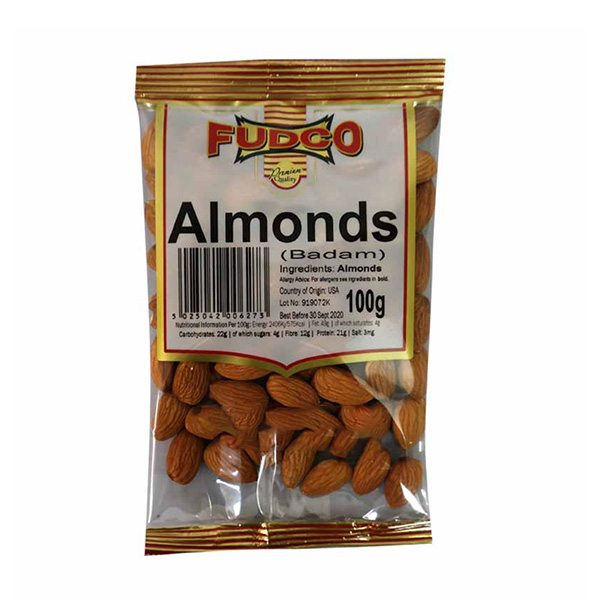 Fudco Almonds Supreme - 20x100gm