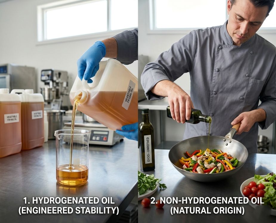 Hydrogenated vs Non-Hydrogenated Oils: What Kitchens Need to Know 