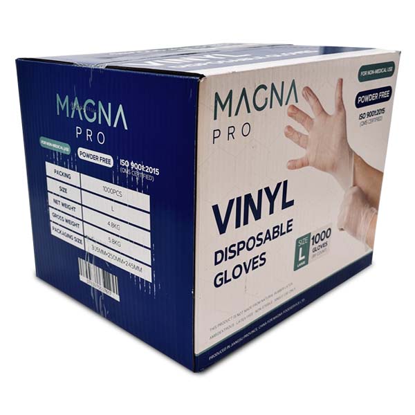 Magna-Premium-Clear-Vinyl-Gloves-(Large)-100pcs