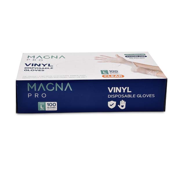 Magna-Premium-Clear-Vinyl-Gloves-(Large)-100pcs