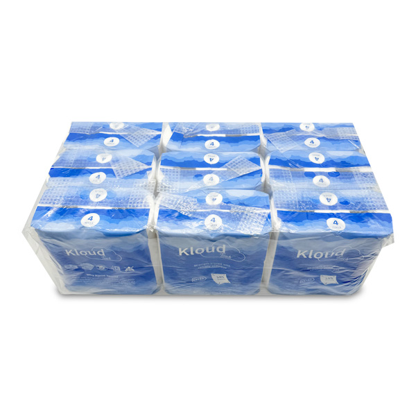 Bulk - Kloud Touch - 3ply-Toilet-Rolls-(245-Sheets)-4-rolls-x-9-Pkts