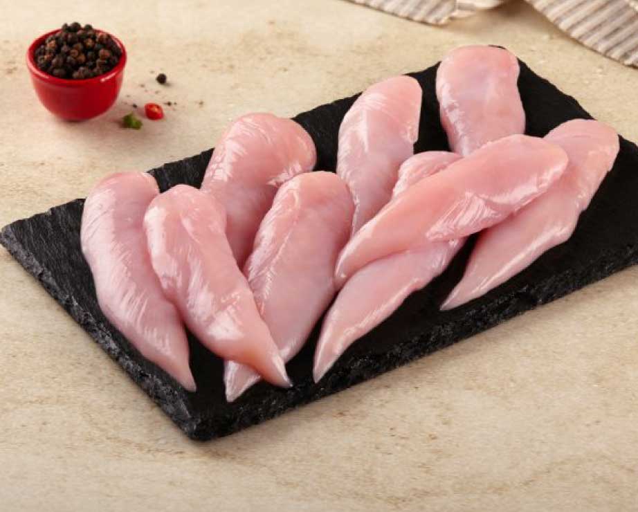 10kg Inner Chicken Fillets are Ideal for Restaurant and Takeaway Menus