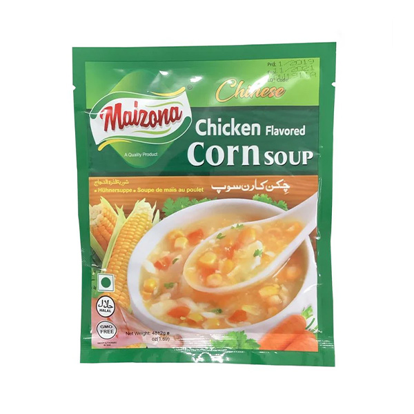 Maizona Chicken Corn Soup - 12 x 48g