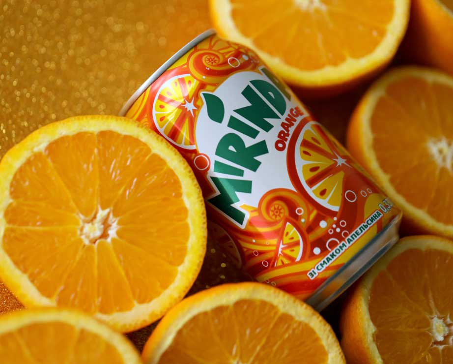 Bursting with Zing: Mirinda Orange Cans Bring the Flavour