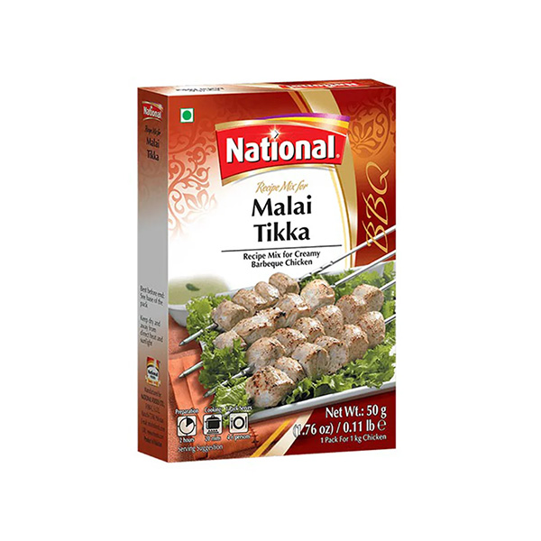 NATIONAL MALAI TIKKA 50G X 12PCS