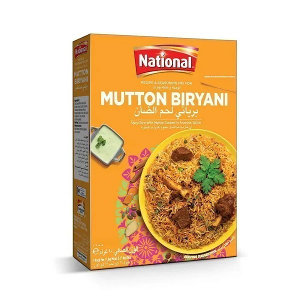 NATIONAL MUTTON BIRYANI 39G X 12PCS