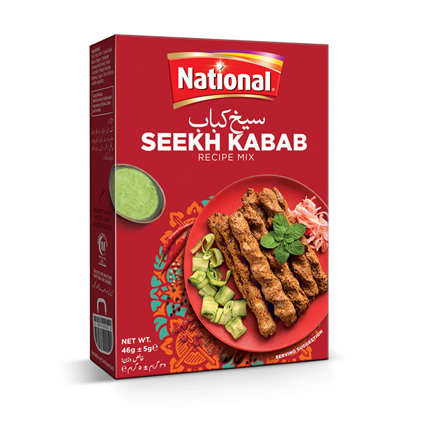National Seekh Kabab - 12 x 46g