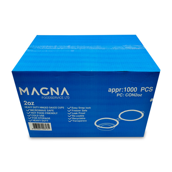 Magna-Premium-2oz-Hinged-Cups-and-Lids-(Clear-Plastic)-1000pcs