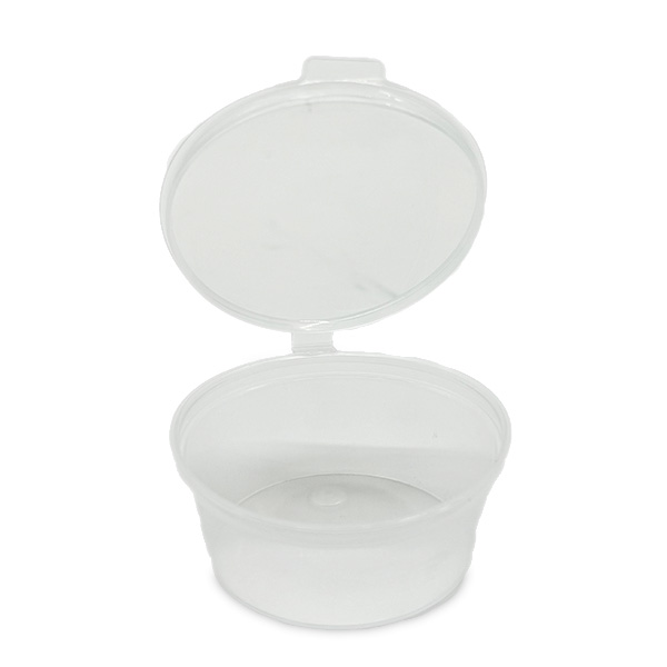 Magna-Premium-2oz-Hinged-Cups-and-Lids-(Clear-Plastic)-1000pcs