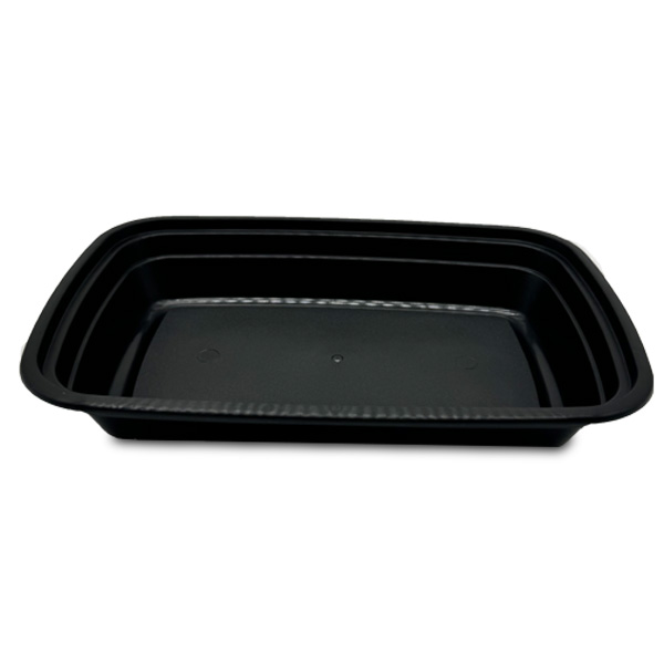 Carta-Black-Rectangular-Container-with-Lid-(16oz)-150pcs