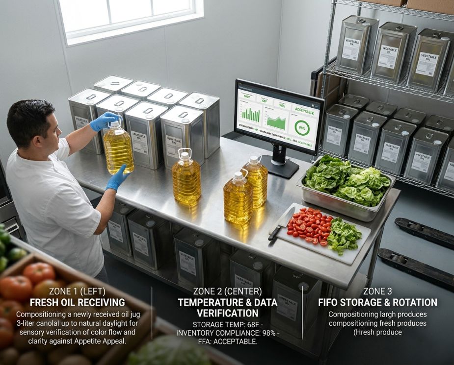 Safe Storage of Cooking Oils in Commercial Kitchens 