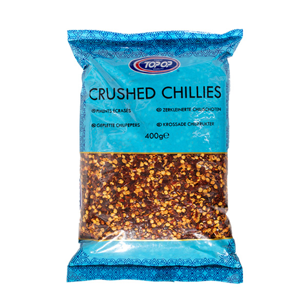 TOP-OP CRUSHED CHILLI (CHILLI FLAKES) 10x400g